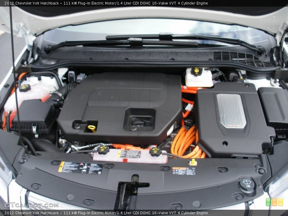 111 kW Plug-In Electric Motor/1.4 Liter GDI DOHC 16-Valve VVT 4 Cylinder Engine for the 2012 Chevrolet Volt #58051876