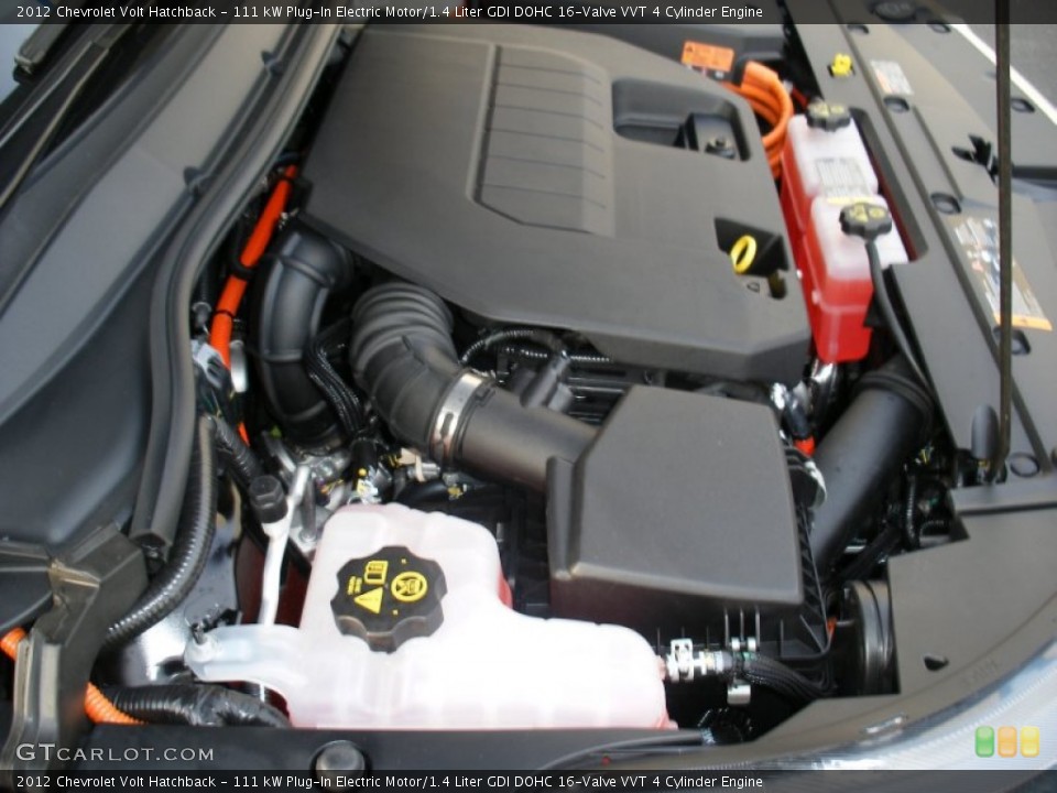 111 kW Plug-In Electric Motor/1.4 Liter GDI DOHC 16-Valve VVT 4 Cylinder Engine for the 2012 Chevrolet Volt #58052300