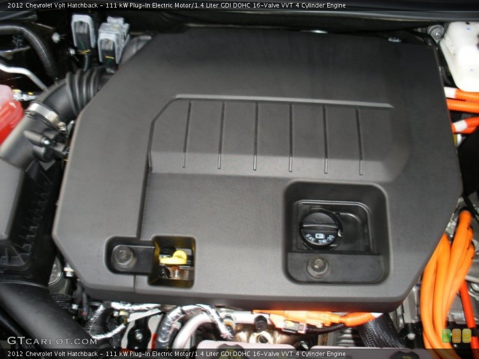111 kW Plug-In Electric Motor/1.4 Liter GDI DOHC 16-Valve VVT 4 Cylinder Engine for the 2012 Chevrolet Volt #58052306