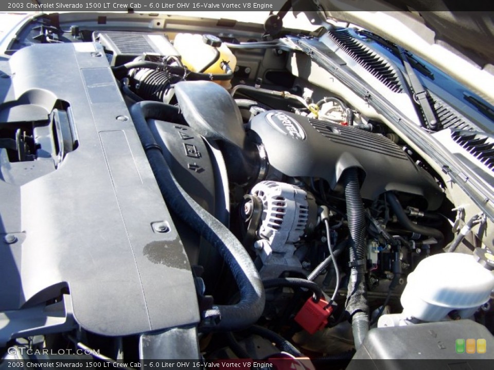 6.0 Liter OHV 16-Valve Vortec V8 Engine for the 2003 Chevrolet Silverado 1500 #58053743