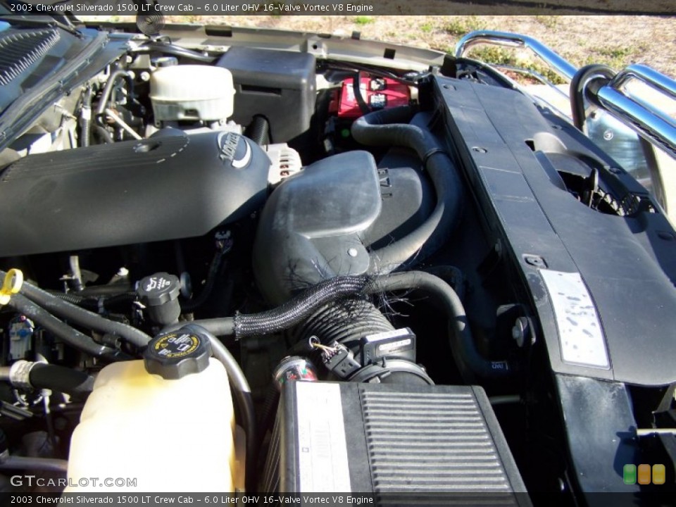 6.0 Liter OHV 16-Valve Vortec V8 Engine for the 2003 Chevrolet Silverado 1500 #58053755