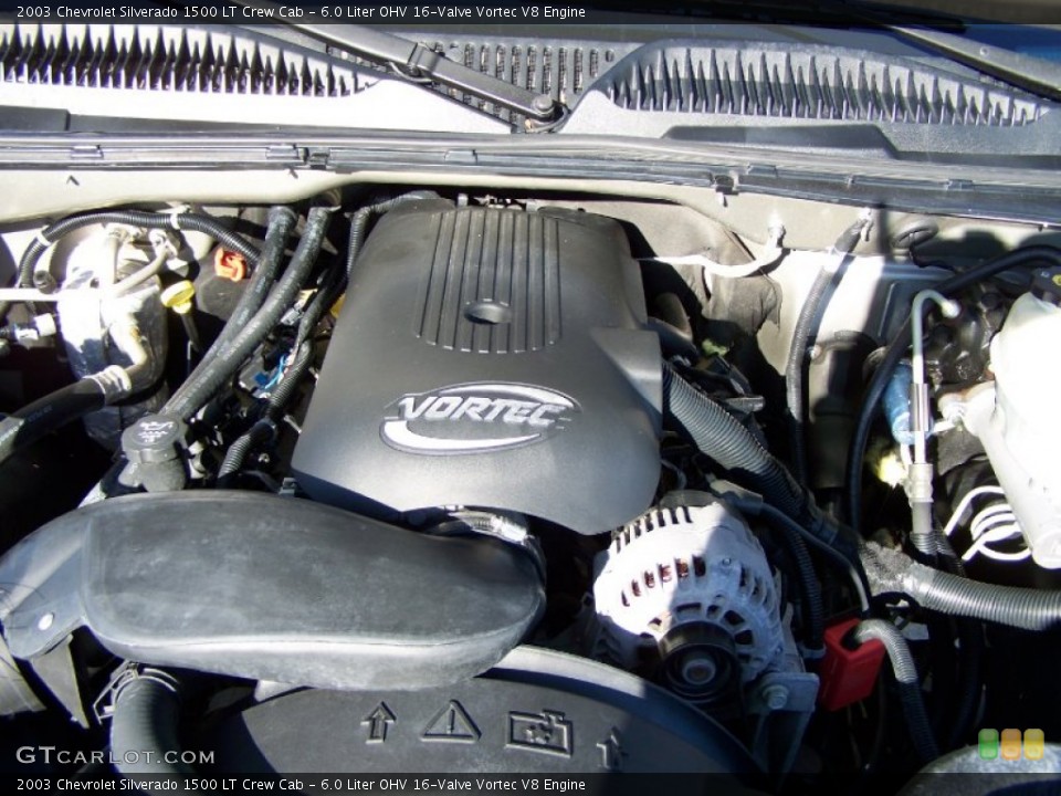 6.0 Liter OHV 16-Valve Vortec V8 Engine for the 2003 Chevrolet Silverado 1500 #58053767