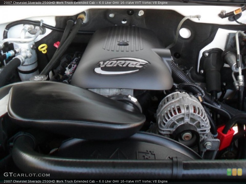 6.0 Liter OHV 16-Valve VVT Vortec V8 Engine for the 2007 Chevrolet Silverado 2500HD #58054728
