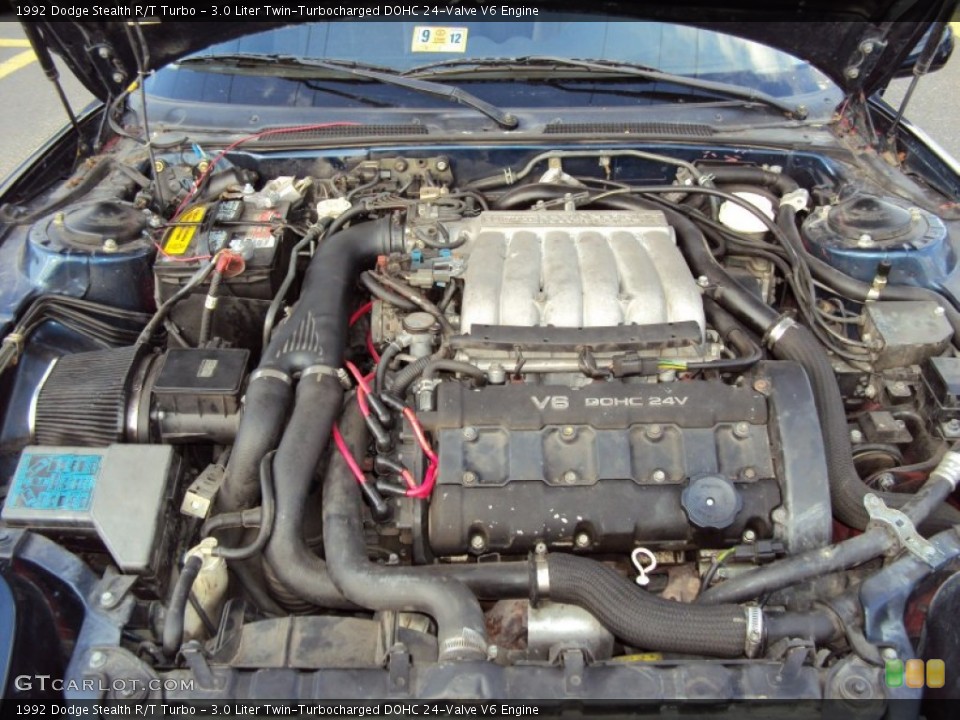 3.0 Liter Twin-Turbocharged DOHC 24-Valve V6 Engine for the 1992 Dodge Stealth #58062155