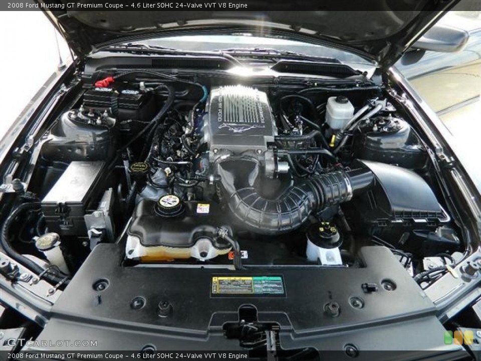 4.6 Liter SOHC 24-Valve VVT V8 Engine for the 2008 Ford Mustang #58087057