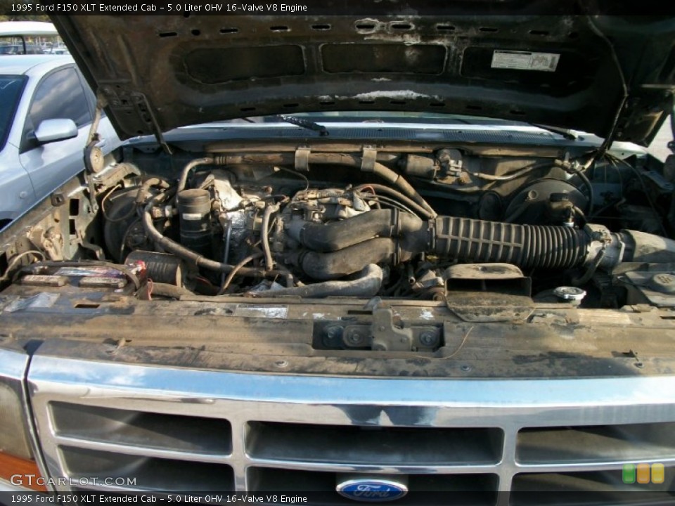 5.0 Liter OHV 16-Valve V8 Engine for the 1995 Ford F150 #58092329