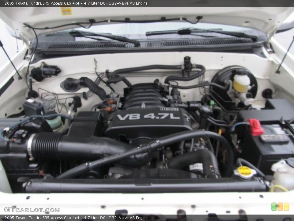 4.7 Liter DOHC 32-Valve V8 Engine for the 2005 Toyota Tundra #58097201