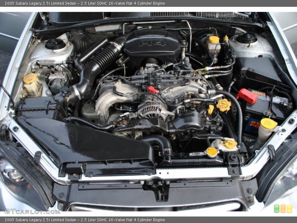 2.5 Liter SOHC 16-Valve Flat 4 Cylinder Engine for the 2005 Subaru Legacy #58098818