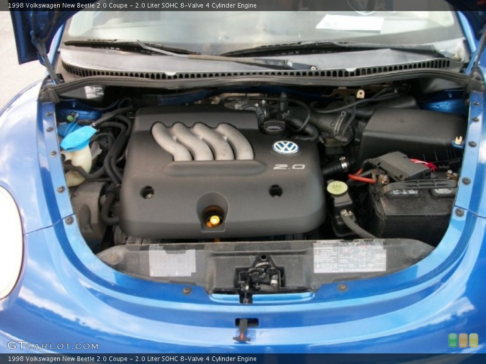 2.0 Liter SOHC 8-Valve 4 Cylinder Engine for the 1998 Volkswagen New Beetle #58099955