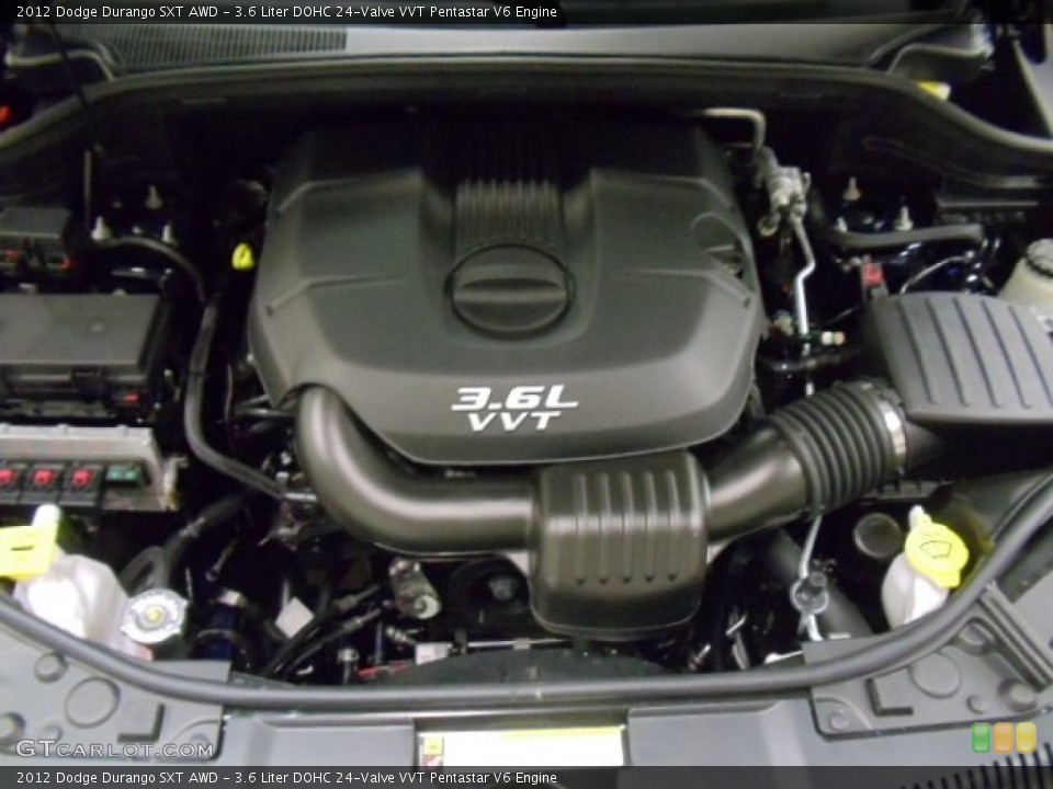 3.6 Liter DOHC 24-Valve VVT Pentastar V6 Engine for the 2012 Dodge Durango #58125863