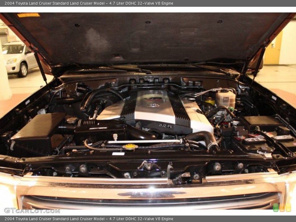 4.7 Liter DOHC 32-Valve V8 2004 Toyota Land Cruiser Engine