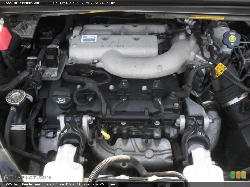 3.6 Liter DOHC 24 Valve Valve V6 Engine for the 2005 Buick Rendezvous #58155602