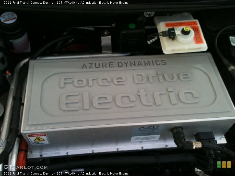 105 kW/140 hp AC Induction Electric Motor 2011 Ford Transit Connect Engine