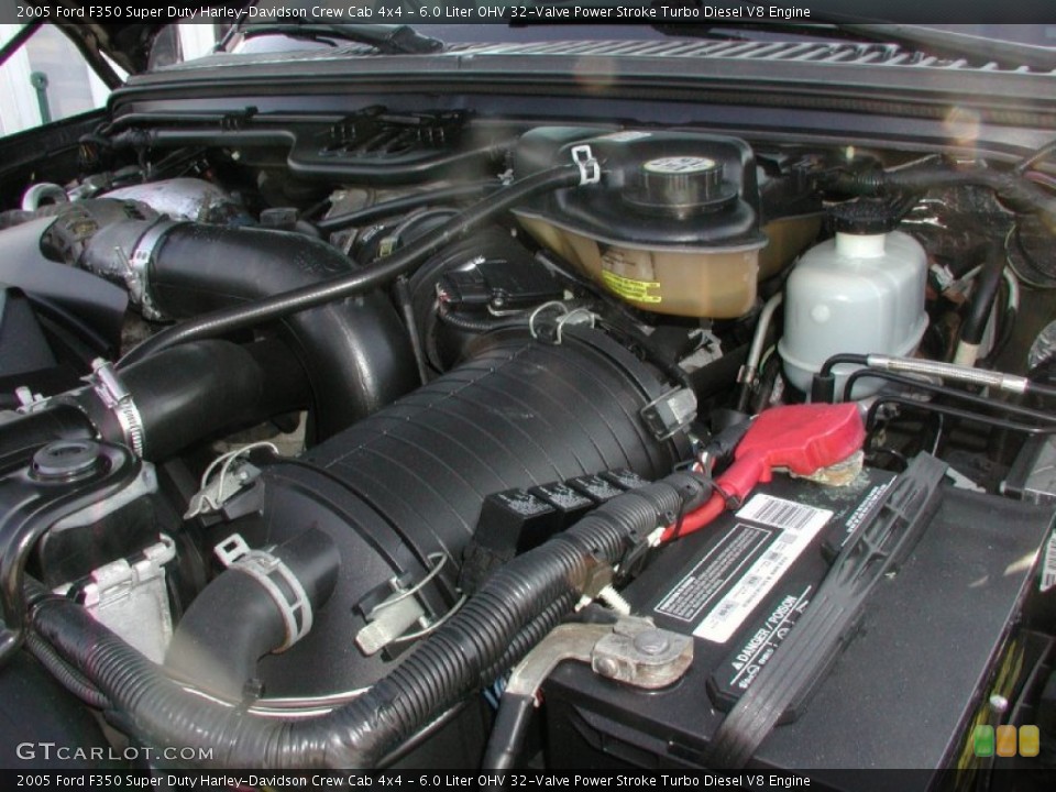 6.0 Liter OHV 32-Valve Power Stroke Turbo Diesel V8 Engine for the 2005 Ford F350 Super Duty #58168397