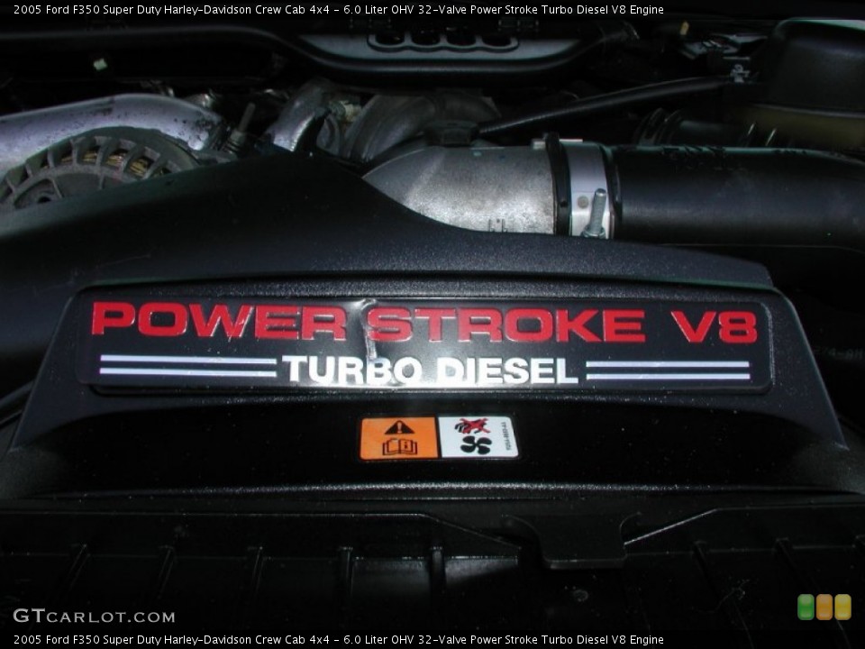 6.0 Liter OHV 32-Valve Power Stroke Turbo Diesel V8 Engine for the 2005 Ford F350 Super Duty #58168406