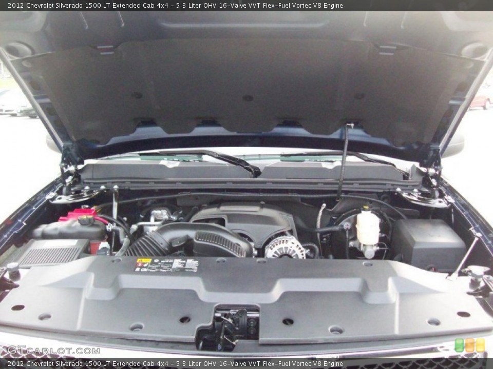 5.3 Liter OHV 16-Valve VVT Flex-Fuel Vortec V8 Engine for the 2012 Chevrolet Silverado 1500 #58176929