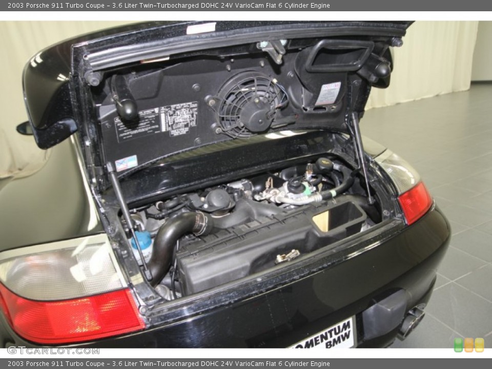 3.6 Liter Twin-Turbocharged DOHC 24V VarioCam Flat 6 Cylinder Engine for the 2003 Porsche 911 #58180088