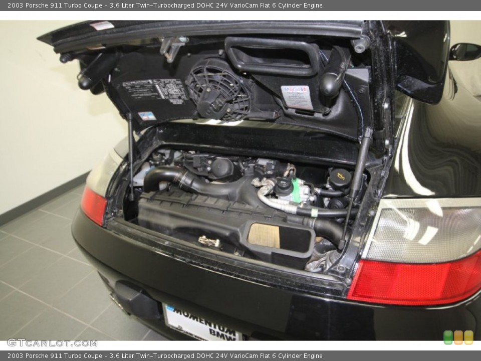 3.6 Liter Twin-Turbocharged DOHC 24V VarioCam Flat 6 Cylinder Engine for the 2003 Porsche 911 #58180094