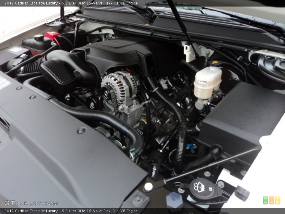 6.2 Liter OHV 16-Valve Flex-Fuel V8 Engine for the 2012 Cadillac Escalade #58186536