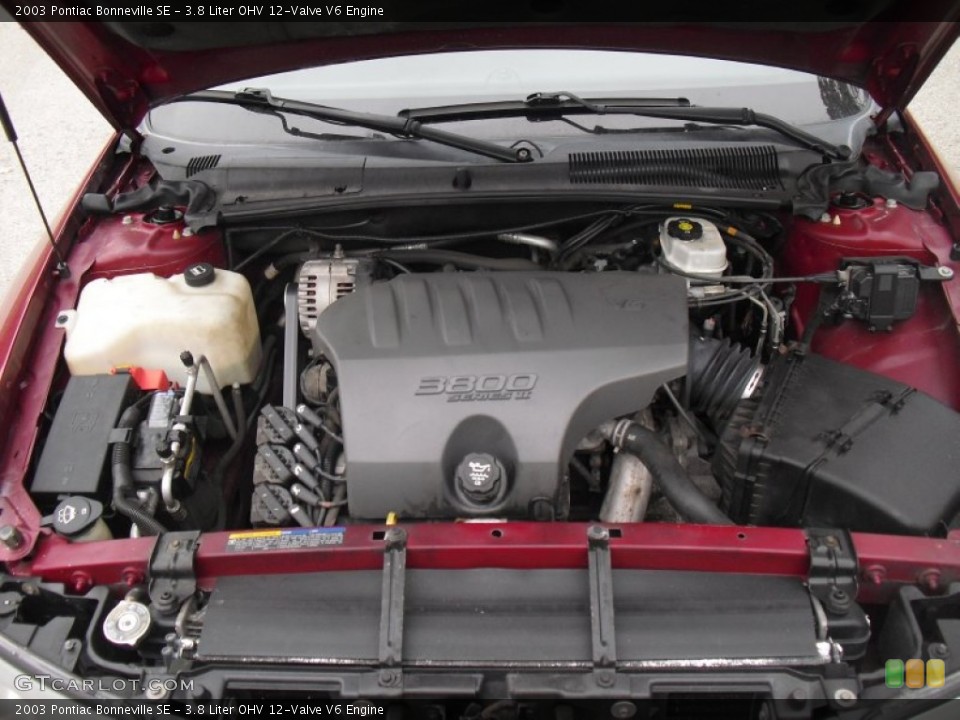 3.8 Liter OHV 12-Valve V6 2003 Pontiac Bonneville Engine