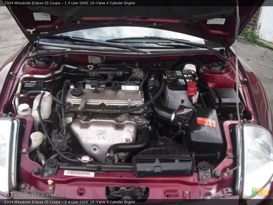 2.4 Liter SOHC 16-Valve 4 Cylinder Engine for the 2004 Mitsubishi Eclipse #58203983