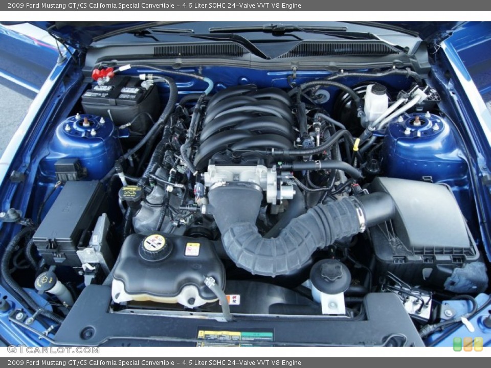 4.6 Liter SOHC 24-Valve VVT V8 Engine for the 2009 Ford Mustang #58228431