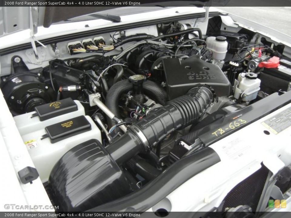 4.0 Liter SOHC 12-Valve V6 Engine for the 2008 Ford Ranger #58235045