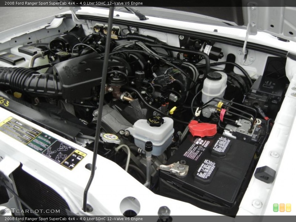 4.0 Liter SOHC 12-Valve V6 Engine for the 2008 Ford Ranger #58235051