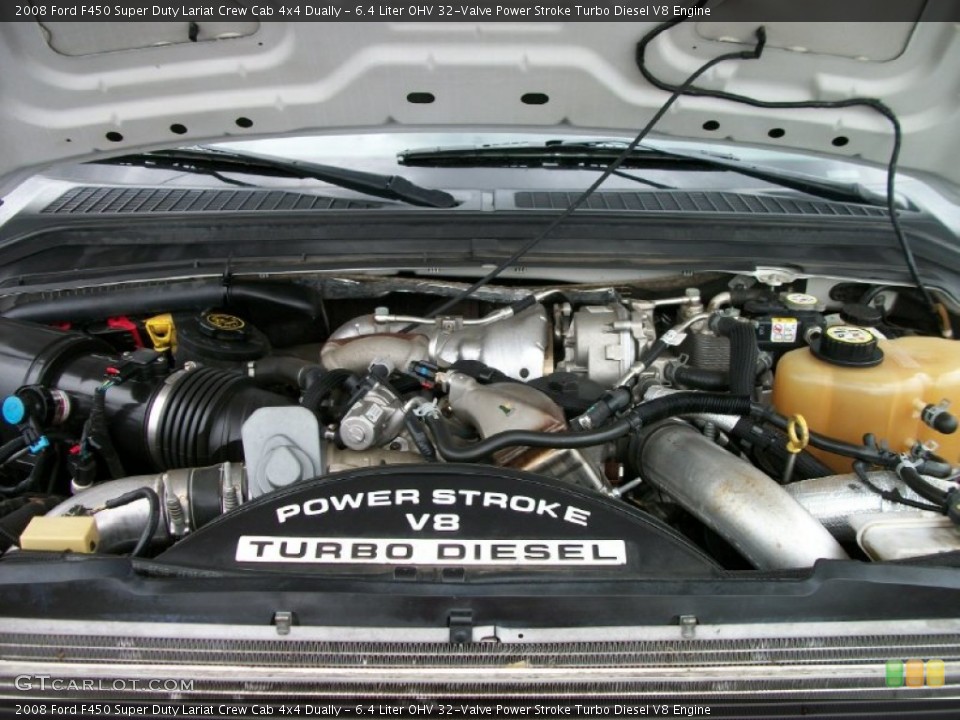 6.4 Liter OHV 32-Valve Power Stroke Turbo Diesel V8 Engine for the 2008 Ford F450 Super Duty #58247599
