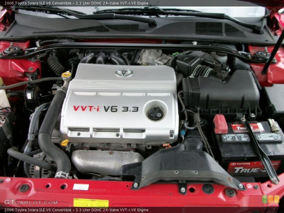 3.3 Liter DOHC 24-Valve VVT-i V6 Engine for the 2006 Toyota Solara #58247722