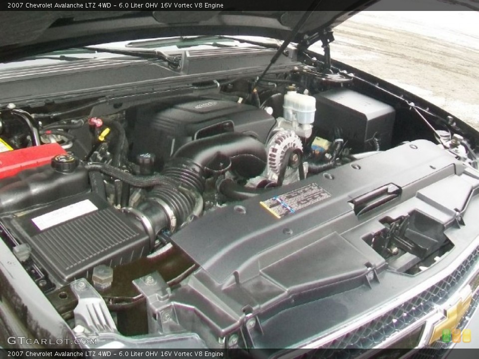 6.0 Liter OHV 16V Vortec V8 2007 Chevrolet Avalanche Engine