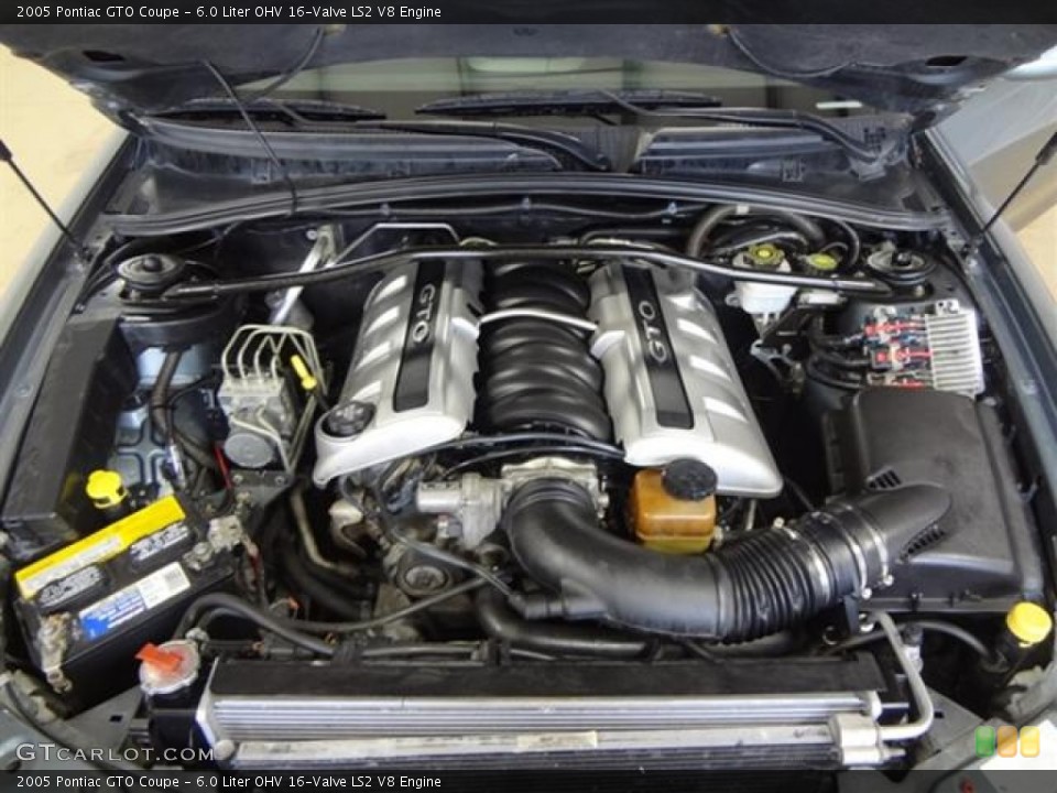 6.0 Liter OHV 16-Valve LS2 V8 Engine for the 2005 Pontiac GTO #58259842