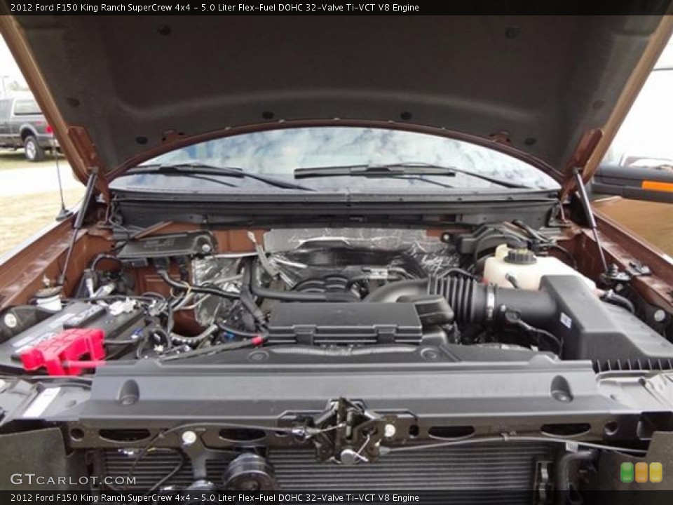 5.0 Liter Flex-Fuel DOHC 32-Valve Ti-VCT V8 Engine for the 2012 Ford F150 #58262626