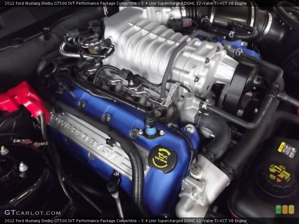 5.4 Liter Supercharged DOHC 32-Valve Ti-VCT V8 Engine for the 2012 Ford Mustang #58266922