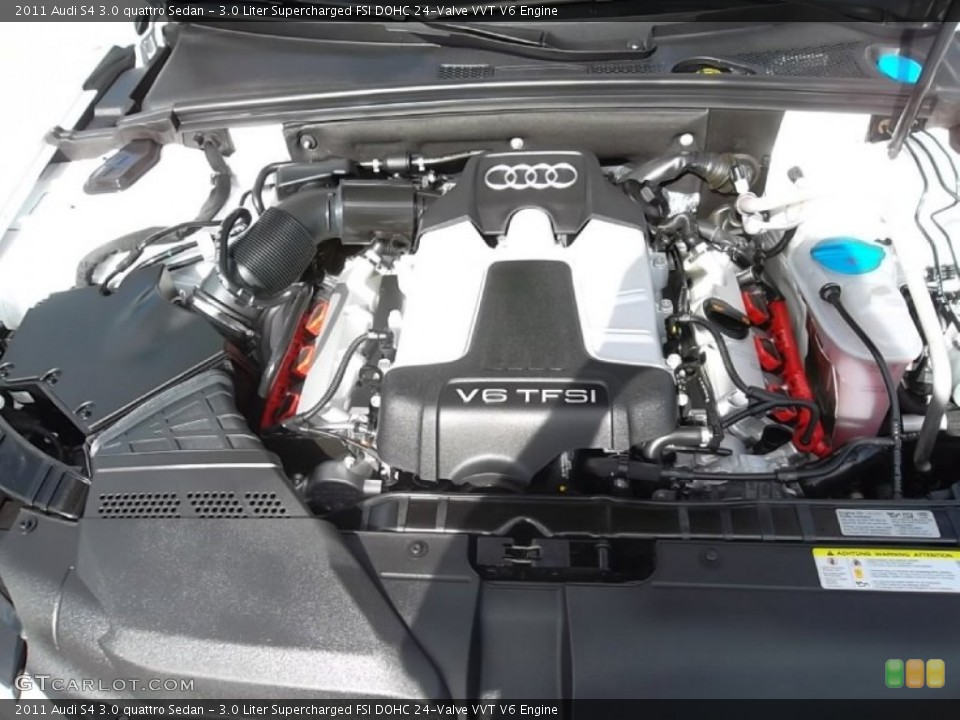 3.0 Liter Supercharged FSI DOHC 24-Valve VVT V6 Engine for the 2011 Audi S4 #58276685