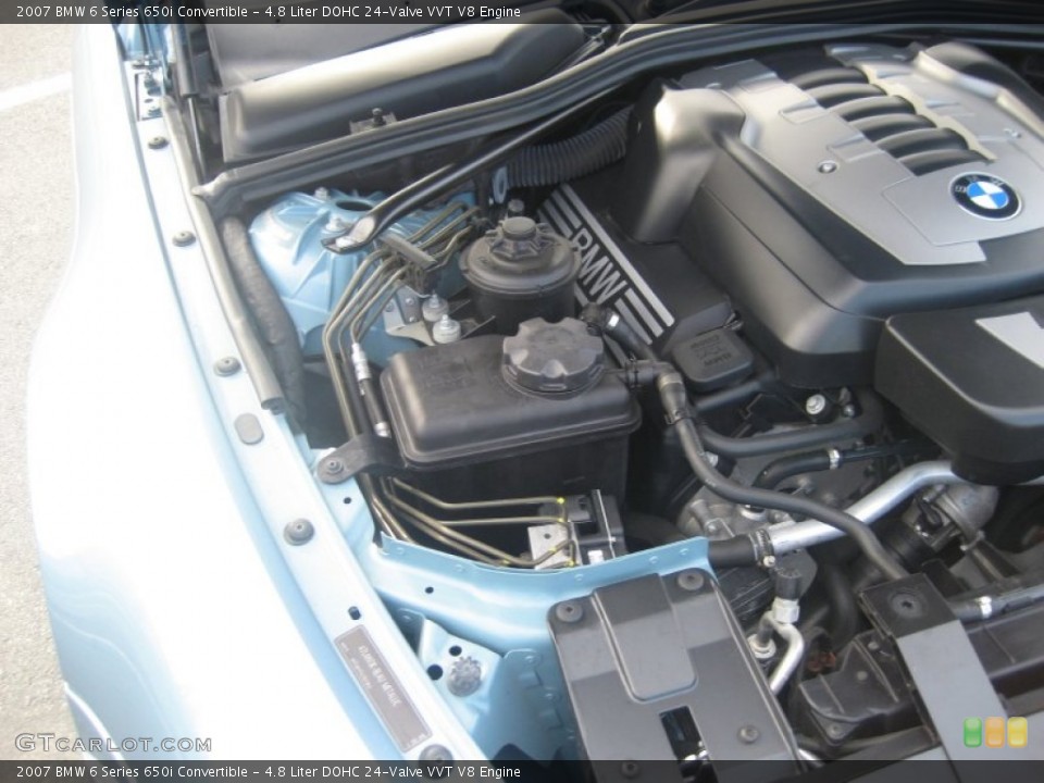 4.8 Liter DOHC 24-Valve VVT V8 Engine for the 2007 BMW 6 Series #58284893