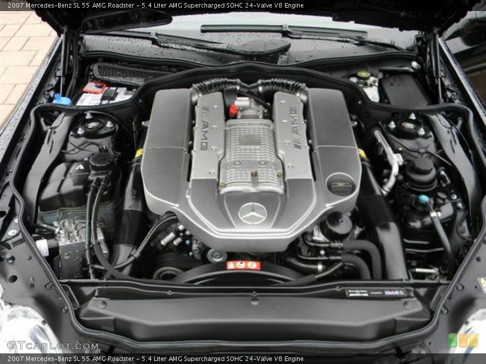 5.4 Liter AMG Supercharged SOHC 24-Valve V8 Engine for the 2007 Mercedes-Benz SL #58285268