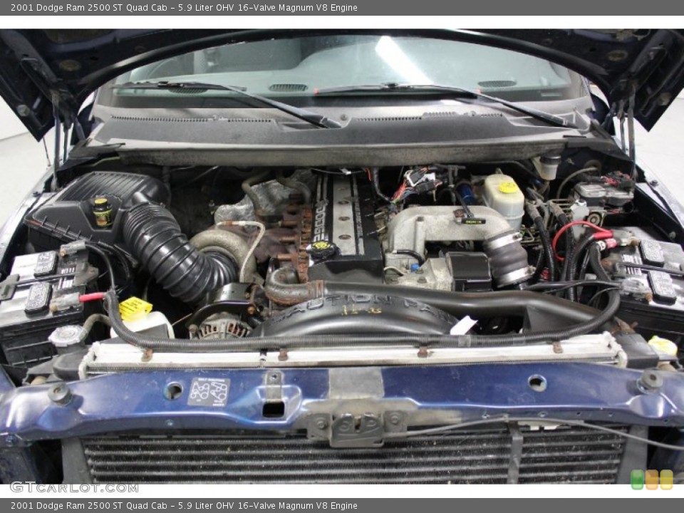 5.9 Liter OHV 16-Valve Magnum V8 Engine for the 2001 Dodge Ram 2500 #58292039