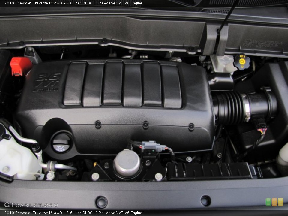 3.6 Liter DI DOHC 24-Valve VVT V6 Engine for the 2010 Chevrolet Traverse #58293884
