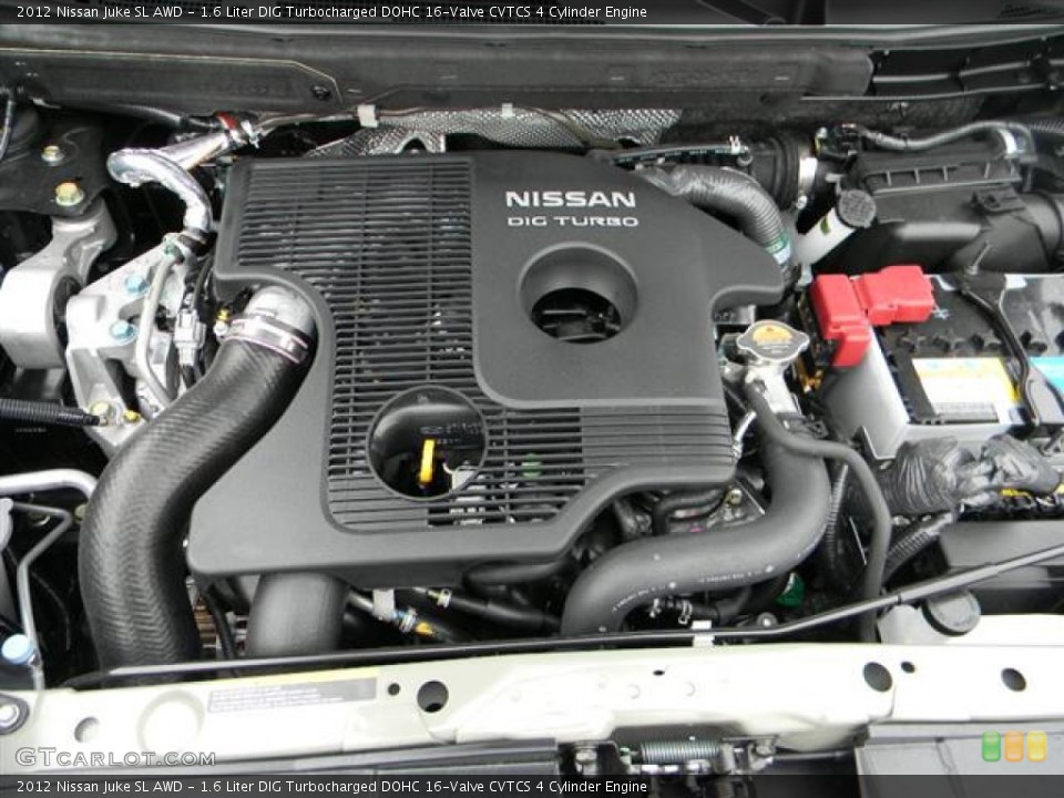 1.6 Liter DIG Turbocharged DOHC 16-Valve CVTCS 4 Cylinder Engine for the 2012 Nissan Juke #58296389