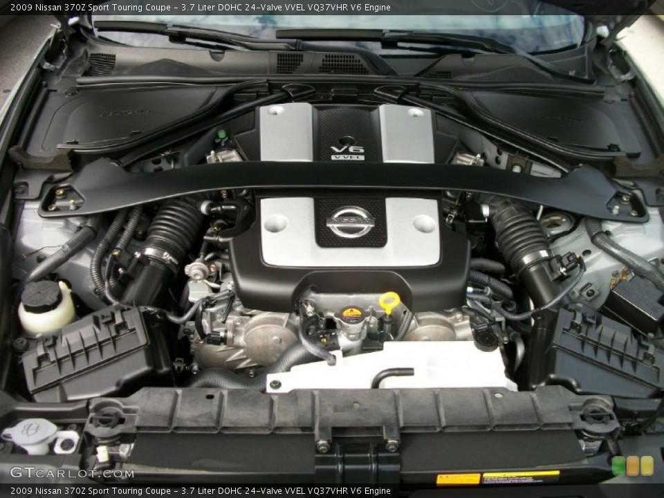 3.7 Liter DOHC 24-Valve VVEL VQ37VHR V6 Engine for the 2009 Nissan 370Z #58299452