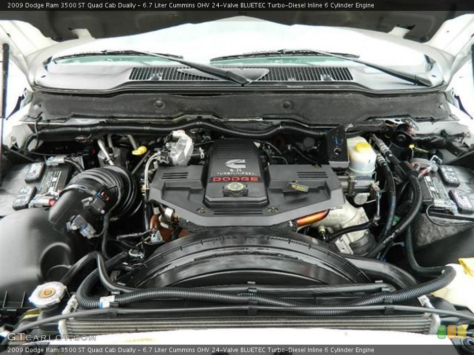 6.7 Liter Cummins OHV 24-Valve BLUETEC Turbo-Diesel Inline 6 Cylinder Engine for the 2009 Dodge Ram 3500 #58311870