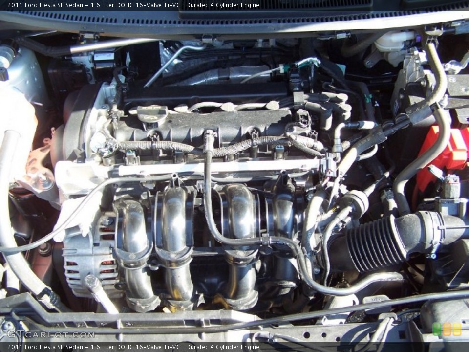 1.6 Liter DOHC 16-Valve Ti-VCT Duratec 4 Cylinder Engine for the 2011 Ford Fiesta #58315649