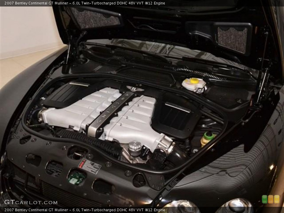 6.0L Twin-Turbocharged DOHC 48V VVT W12 Engine for the 2007 Bentley Continental GT #58322396