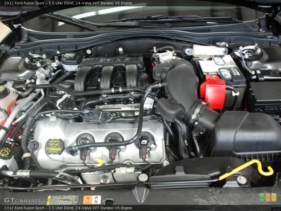 3.5 Liter DOHC 24-Valve VVT Duratec V6 2012 Ford Fusion Engine