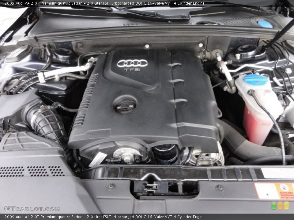 2.0 Liter FSI Turbocharged DOHC 16-Valve VVT 4 Cylinder Engine for the 2009 Audi A4 #58337922