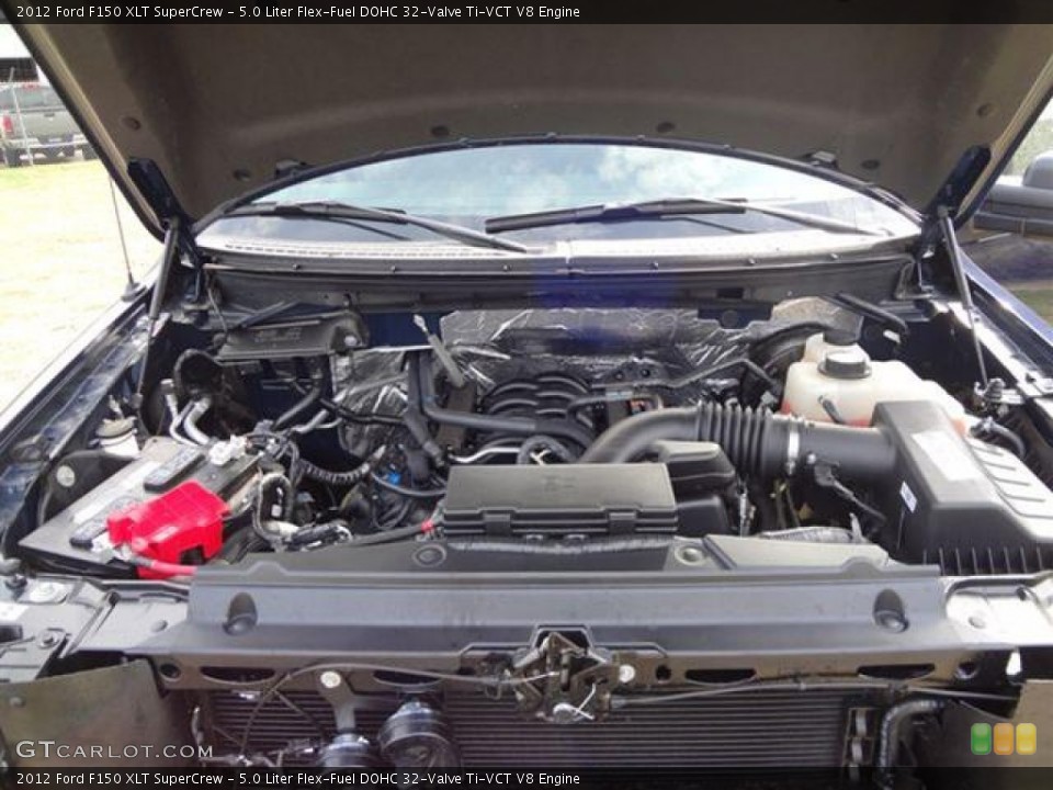 5.0 Liter Flex-Fuel DOHC 32-Valve Ti-VCT V8 Engine for the 2012 Ford F150 #58340317