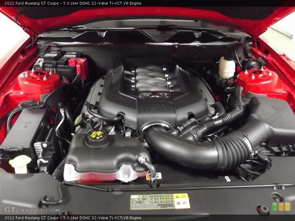5.0 Liter DOHC 32-Valve Ti-VCT V8 Engine for the 2012 Ford Mustang #58344038