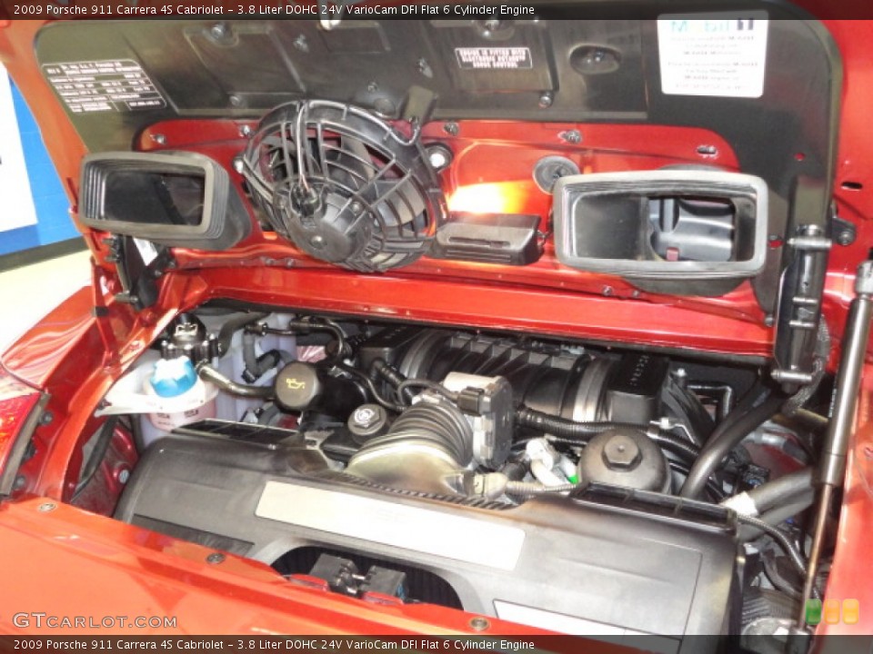 3.8 Liter DOHC 24V VarioCam DFI Flat 6 Cylinder Engine for the 2009 Porsche 911 #58354949
