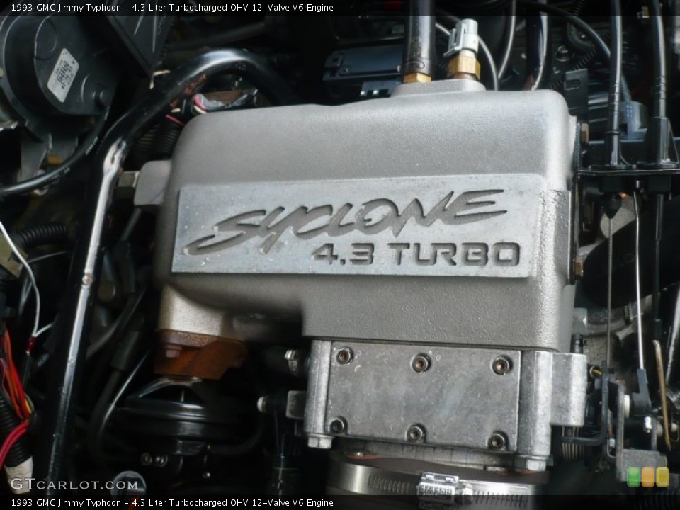4.3 Liter Turbocharged OHV 12-Valve V6 Engine for the 1993 GMC Jimmy #58362681